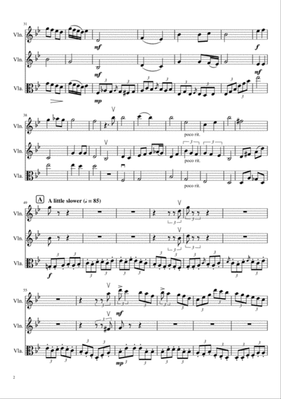 String Trio No.1 String Trio scores gallery preview page 2