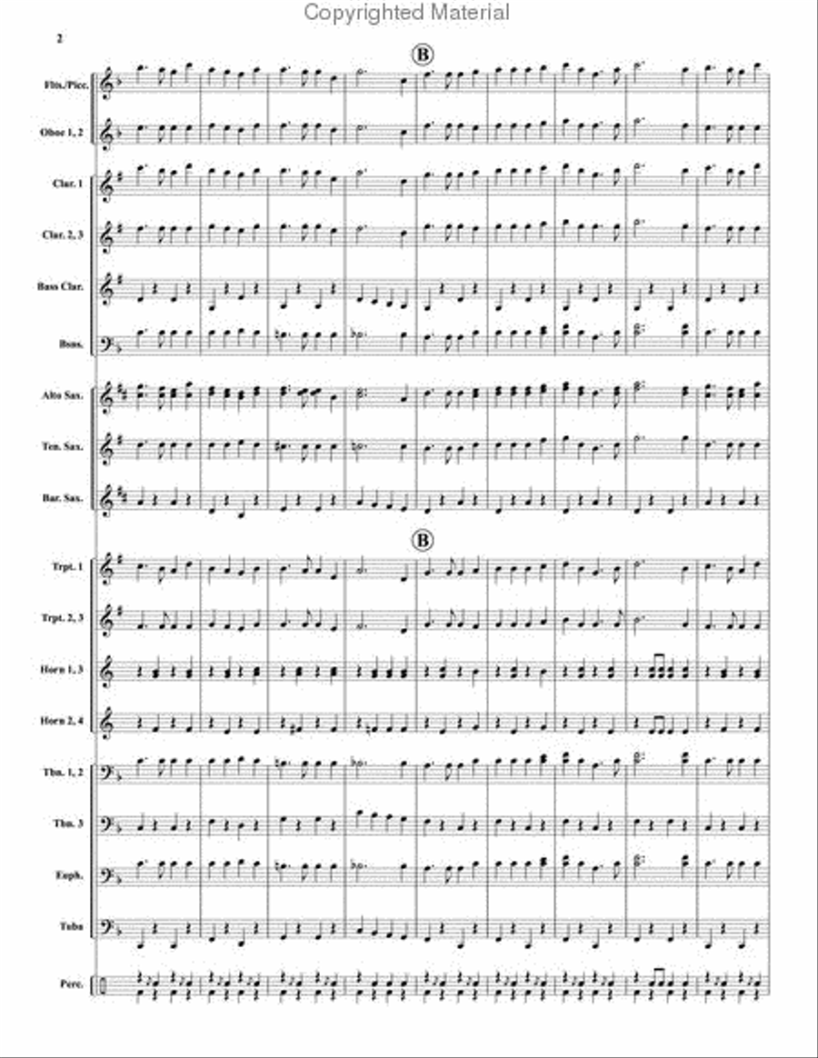 Semper Paratus Concert Band scores gallery preview page 3