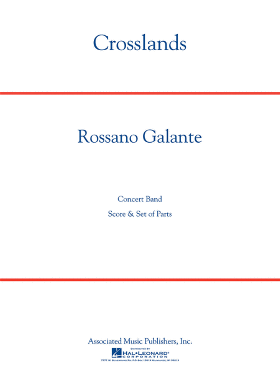 Crosslands Concert Band scores gallery preview page 1