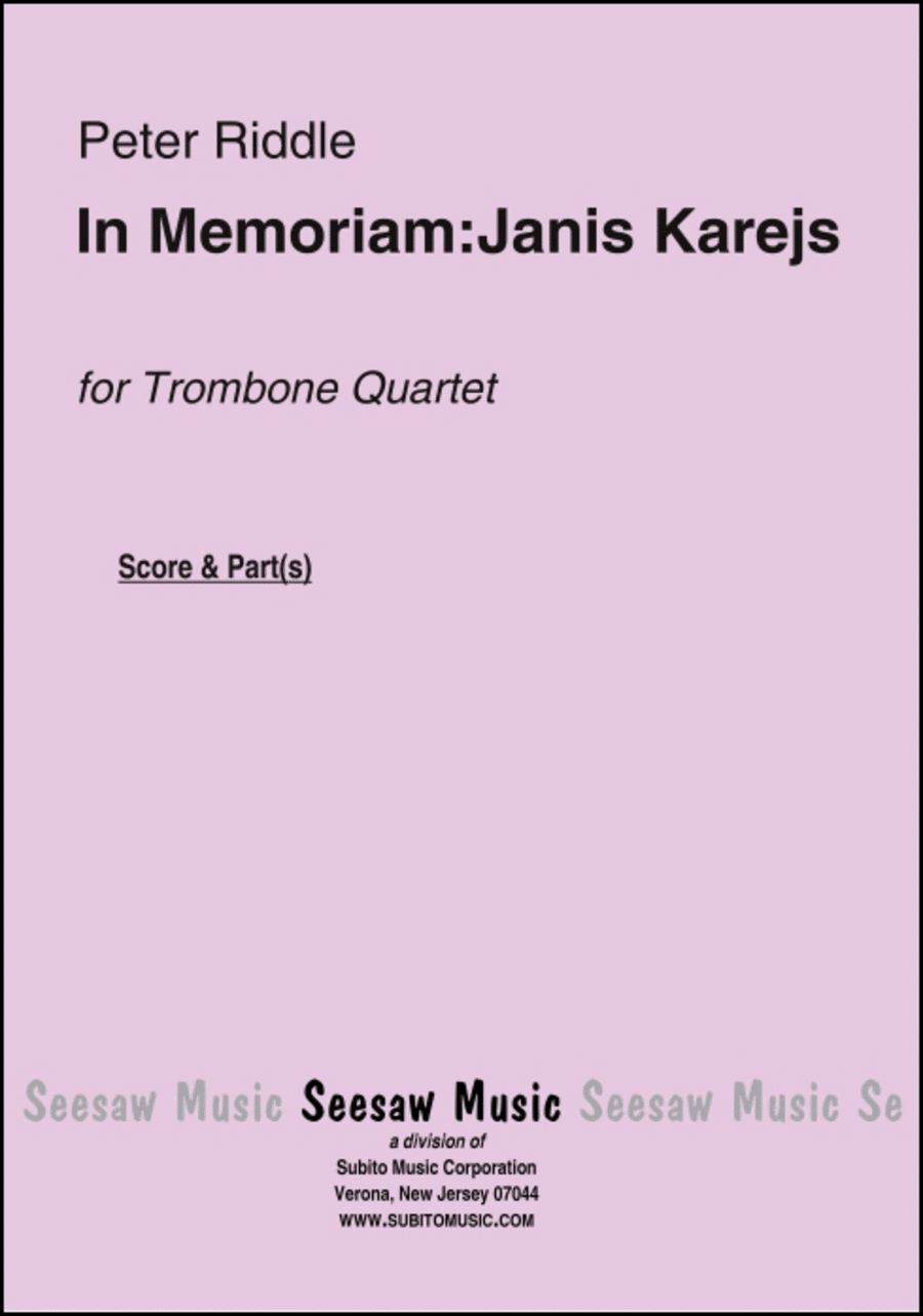 In Memorium: Janis Karejs