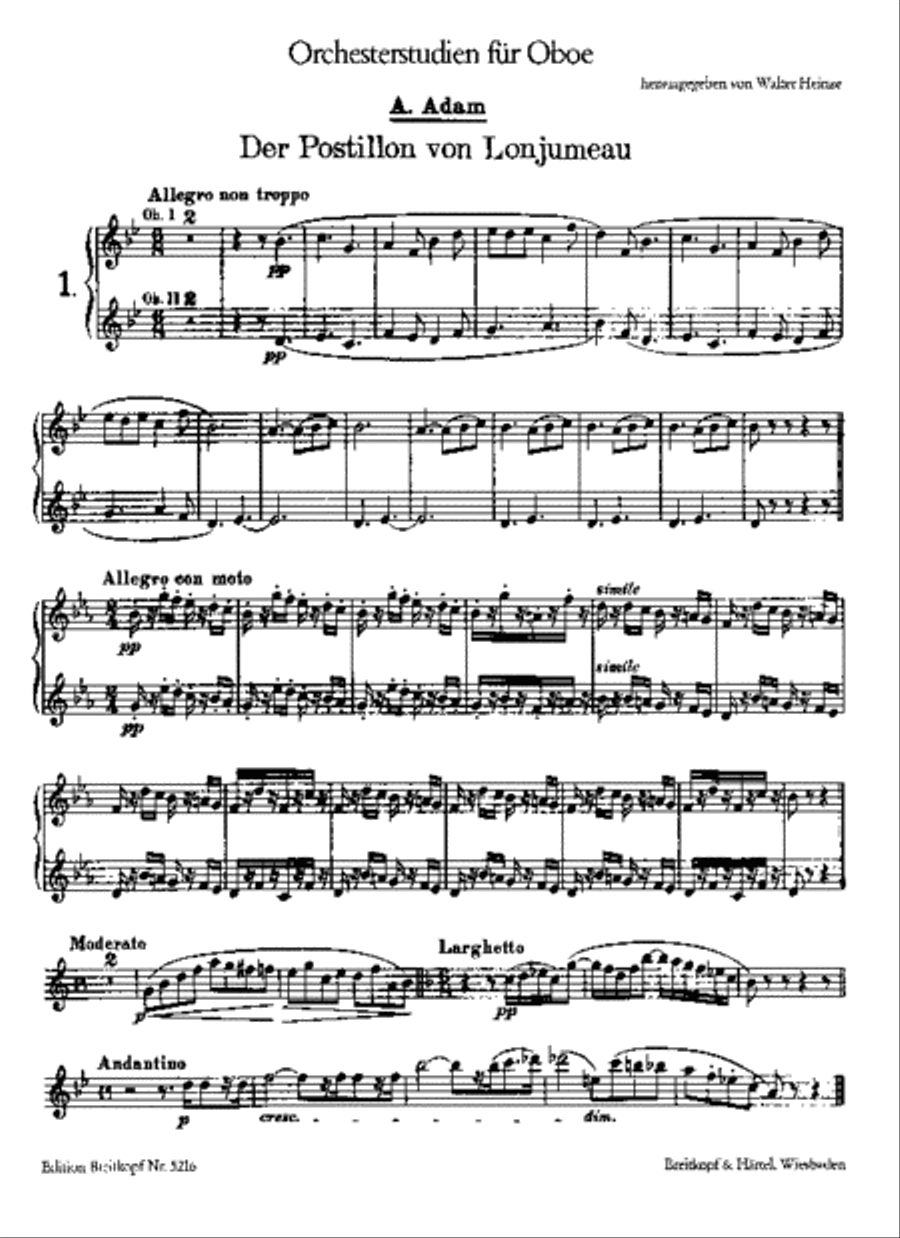 Orchestral Studies for Oboe Score scores gallery preview page 2