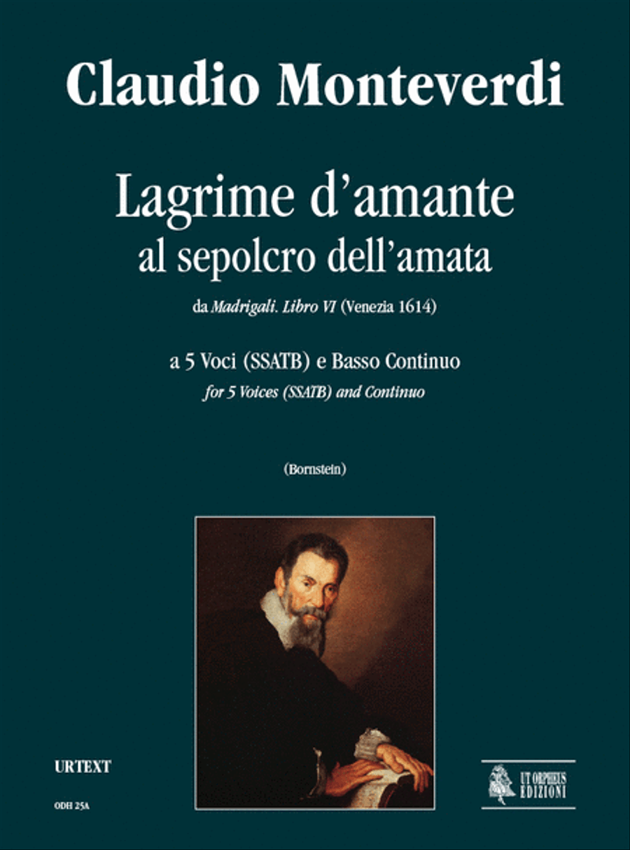 Lagrime d’amante al sepolcro dell’amata. Sestina (Madrigali. Libro VI, No. 5) for 5 Voices (SSATB) and Continuo SSATB scores gallery preview page 1