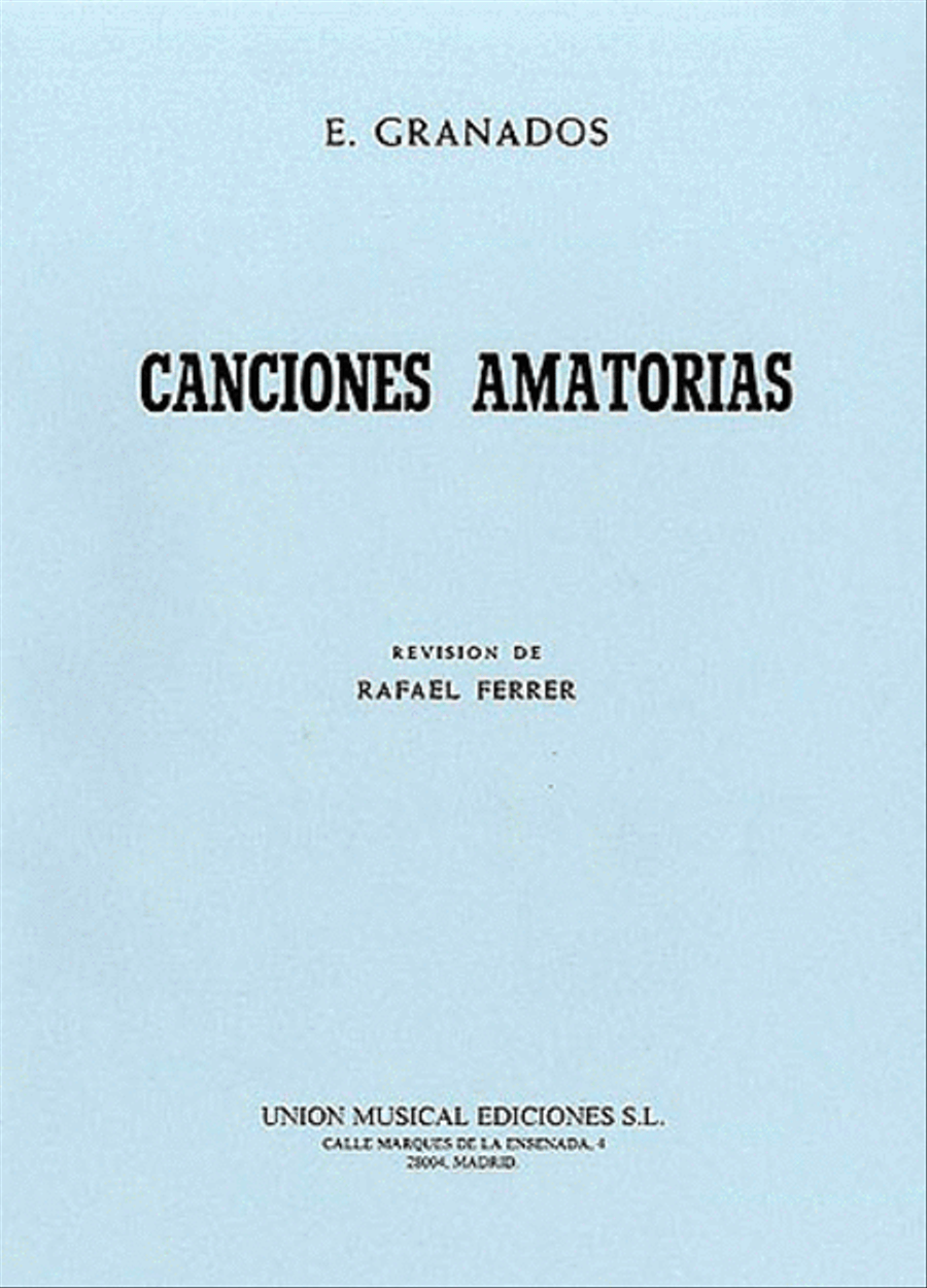 Canciones Amatorias