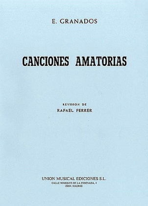 Book cover for Canciones Amatorias