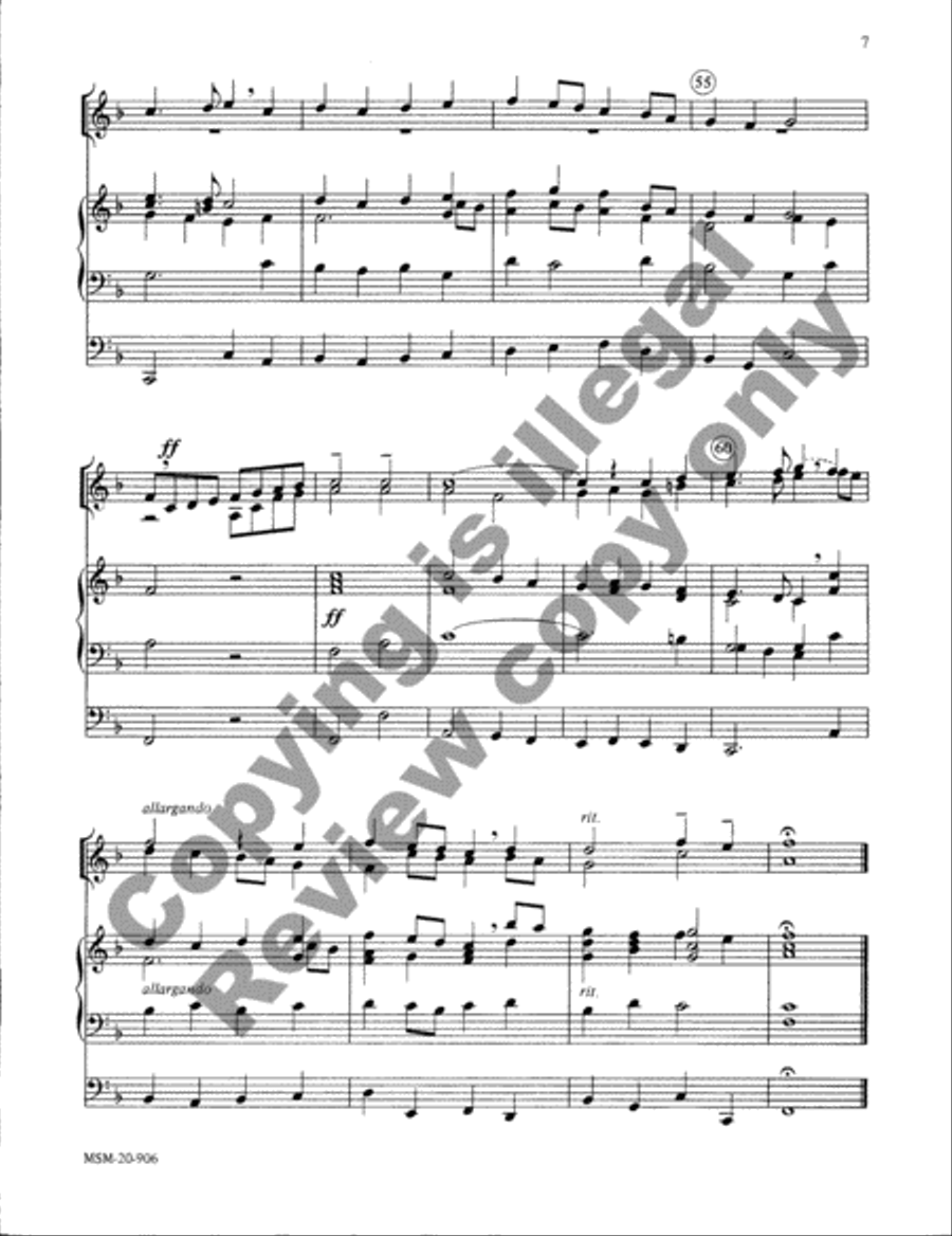 Trumpet Processional Trumpet Processional Trumpet Duet scores gallery preview page 8