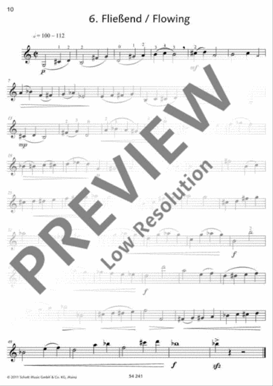 Moods Violin scores gallery preview page 11
