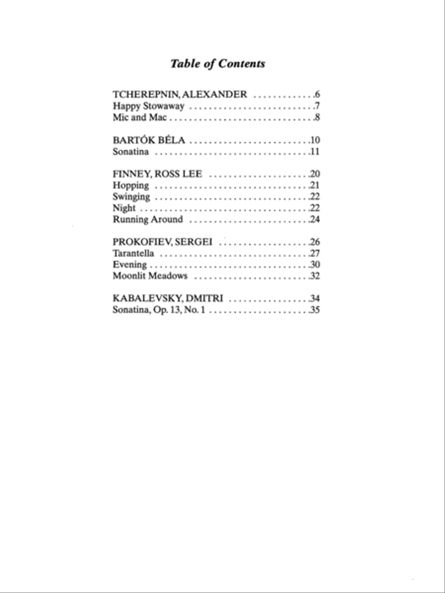 Contemporary Piano Literature, Book 6 Piano Method scores gallery preview page 3