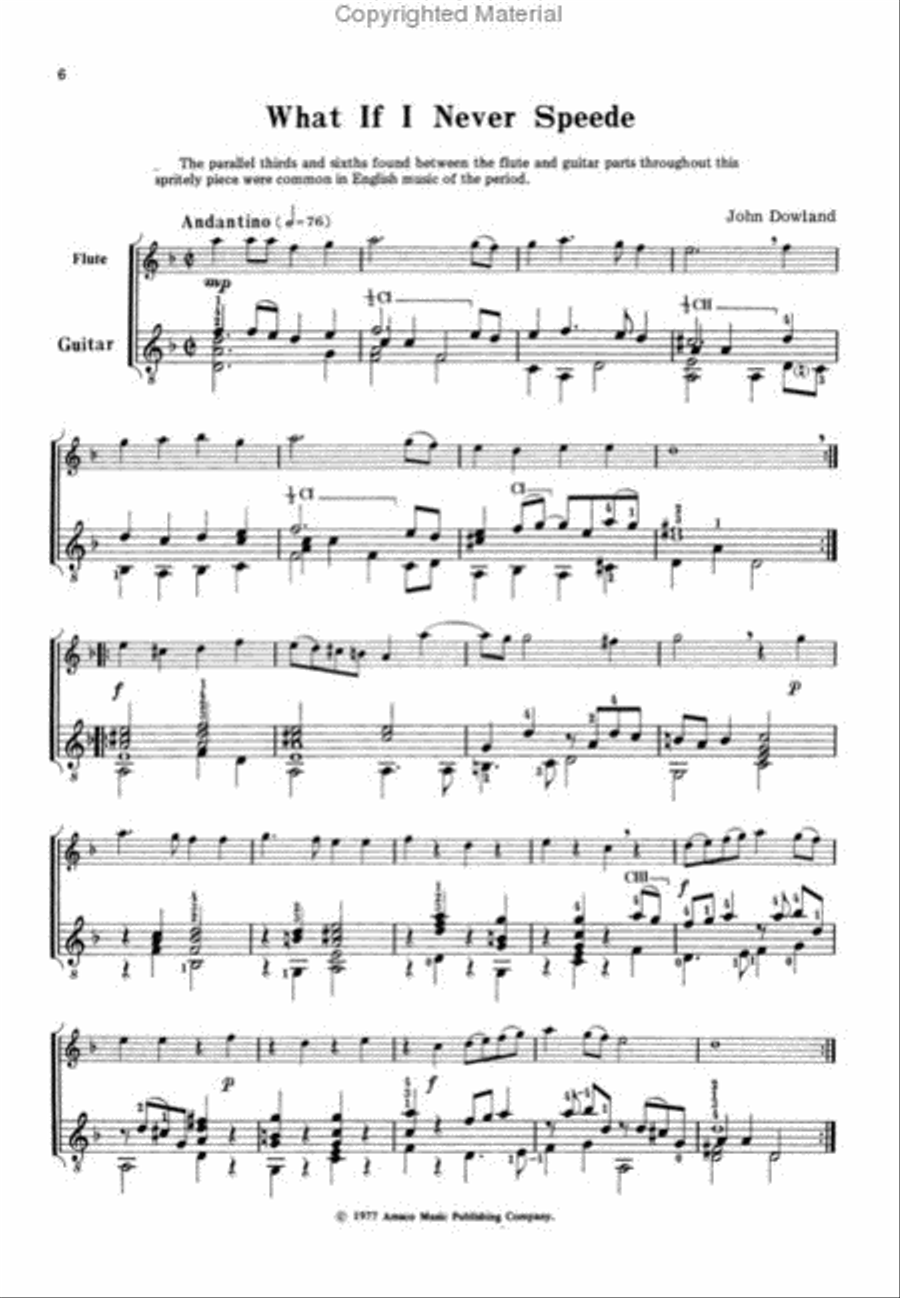 Guitar and Flute Duets