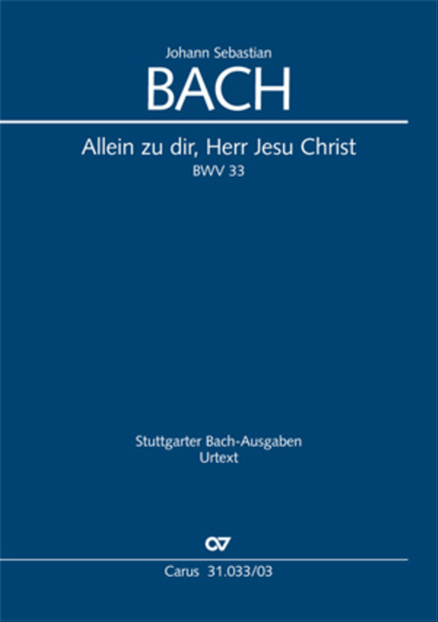 Lord Jesus Christ, in thee alone (Allein zu dir, Herr Jesu Christ) ATB scores gallery preview page 1