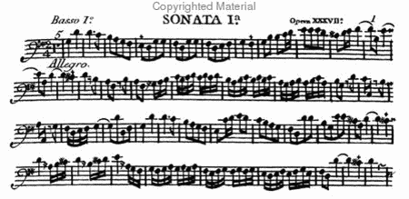 Six trio sonatas and 2 concertos - Five trio sonatas and one concerto