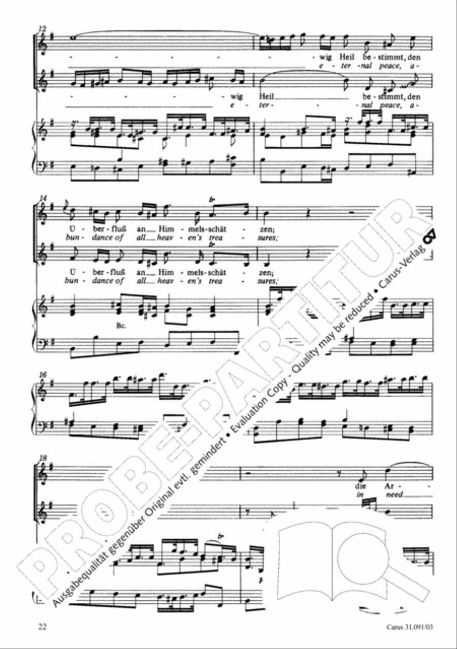 All praise to you, Lord Jesus Christ (Gelobet seist du, Jesu Christ) 4-Part scores gallery preview page 23