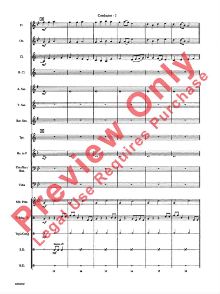 Sakura (Cherry Blossoms) Sakura (Cherry Blossoms) Concert Band scores gallery preview page 5