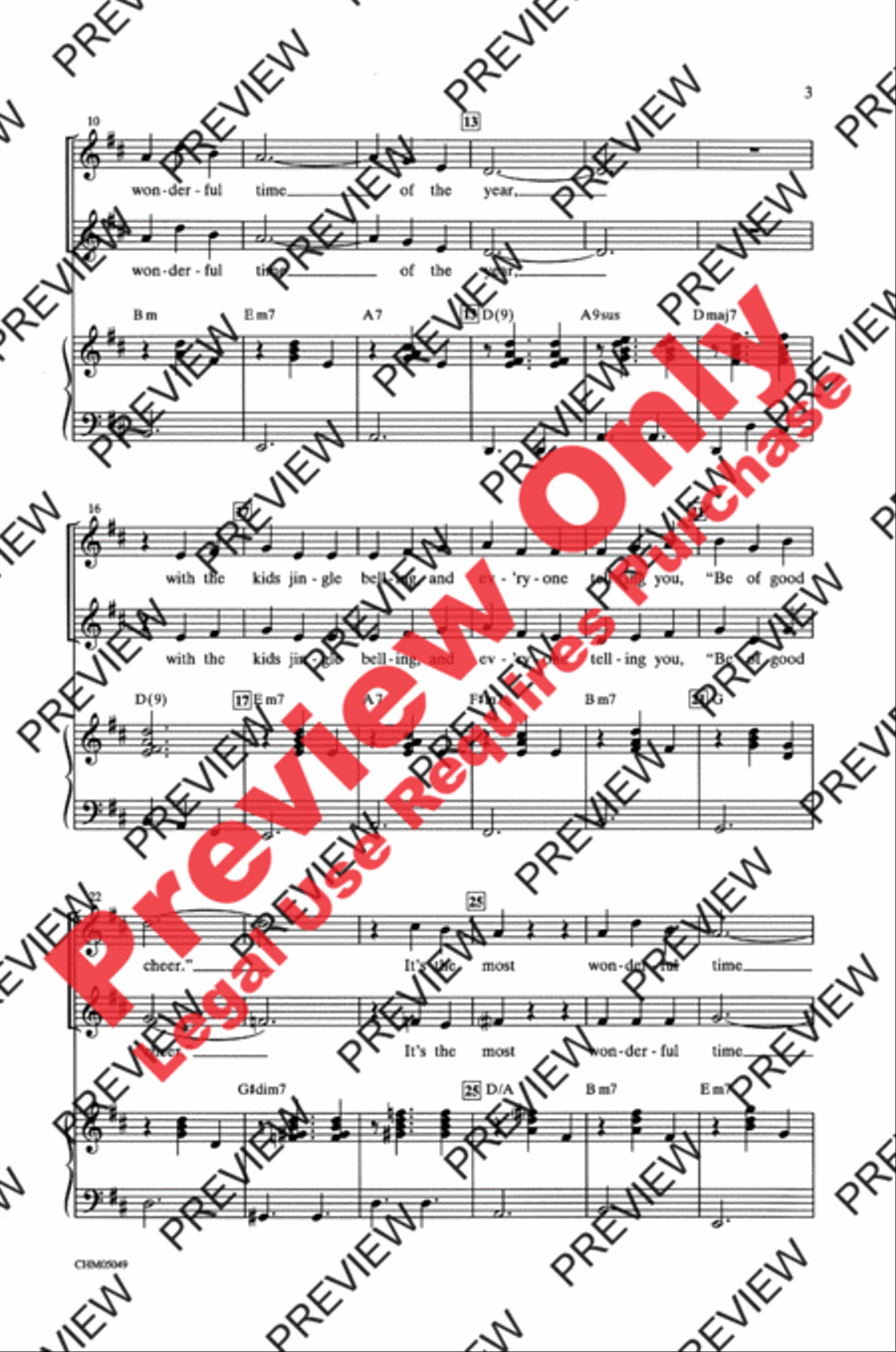 It's the Most Wonderful Time of the Year 2-Part scores gallery preview page 17