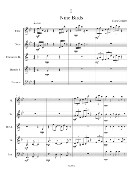 Ternary Nines - 3-Part Suite for Wind Quintet image number null