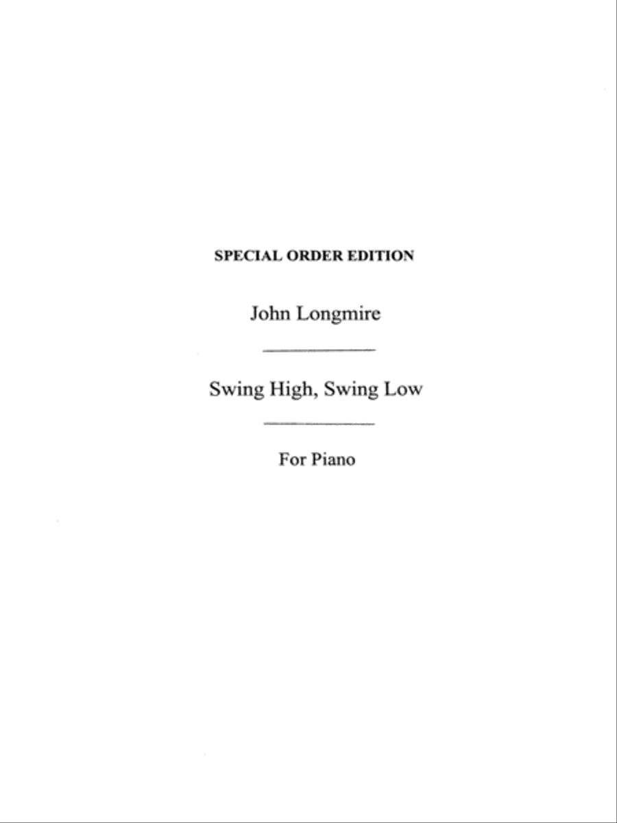 Swing High, Swing Low Swing High, Swing Low Piano Solo scores gallery preview page 1