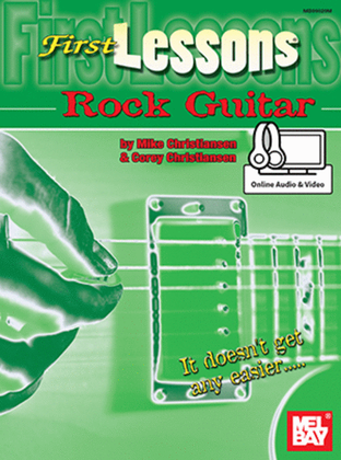 Book cover for First Lessons Rock Guitar