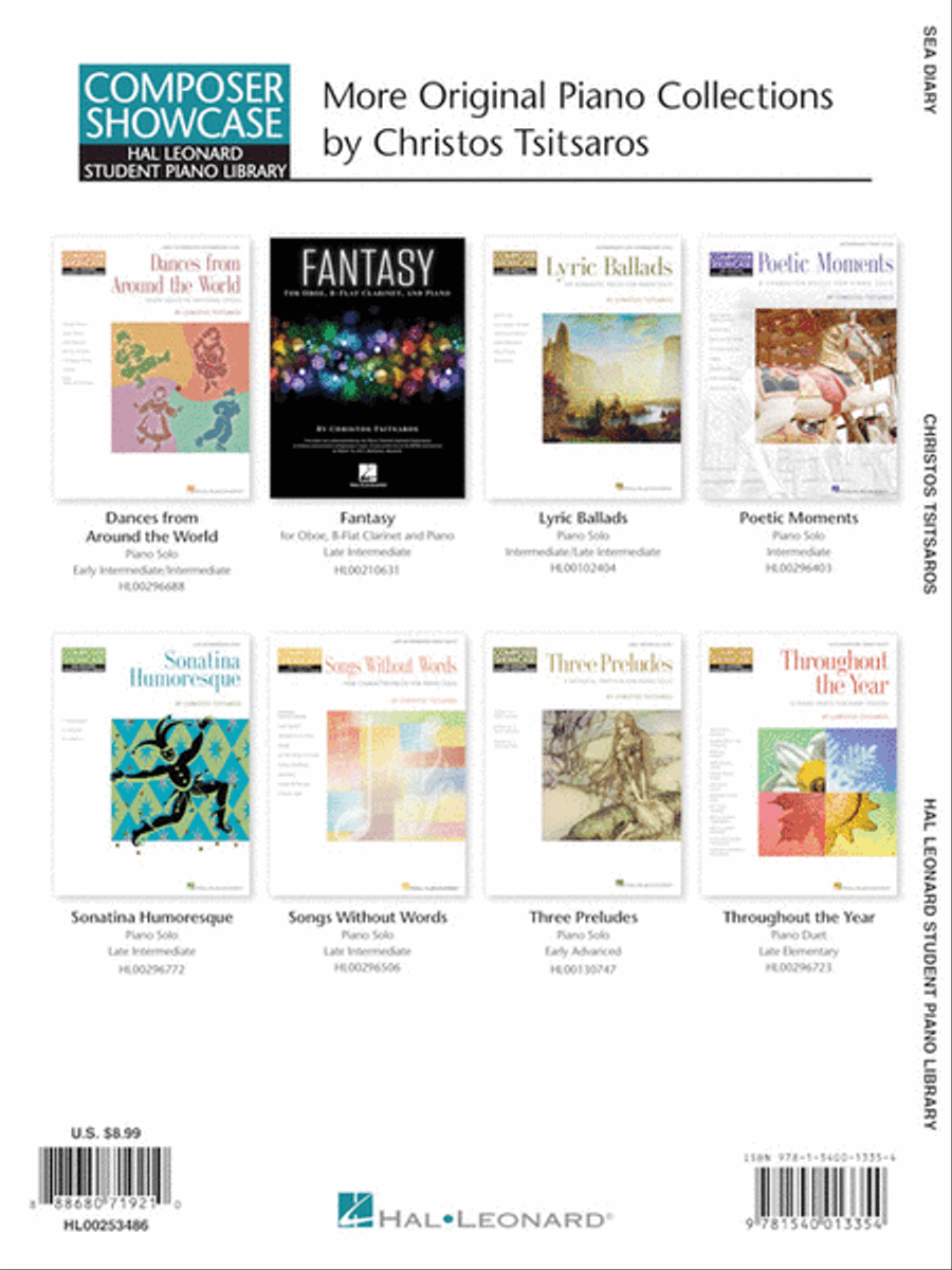 Sea Diary – Nine Original Piano Solos Piano Method scores gallery preview page 4