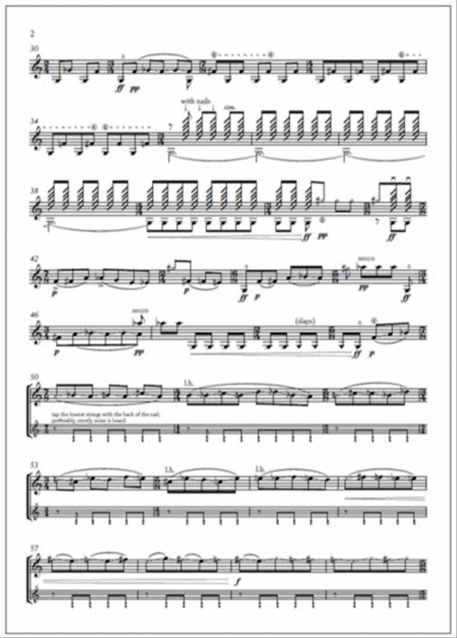 Balai for guitar Balai for guitar Acoustic Guitar scores gallery preview page 4
