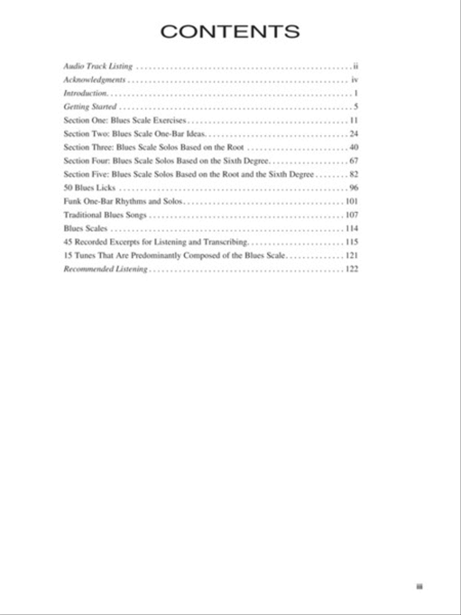 Blues Improvisation Complete C Instrument scores gallery preview page 2