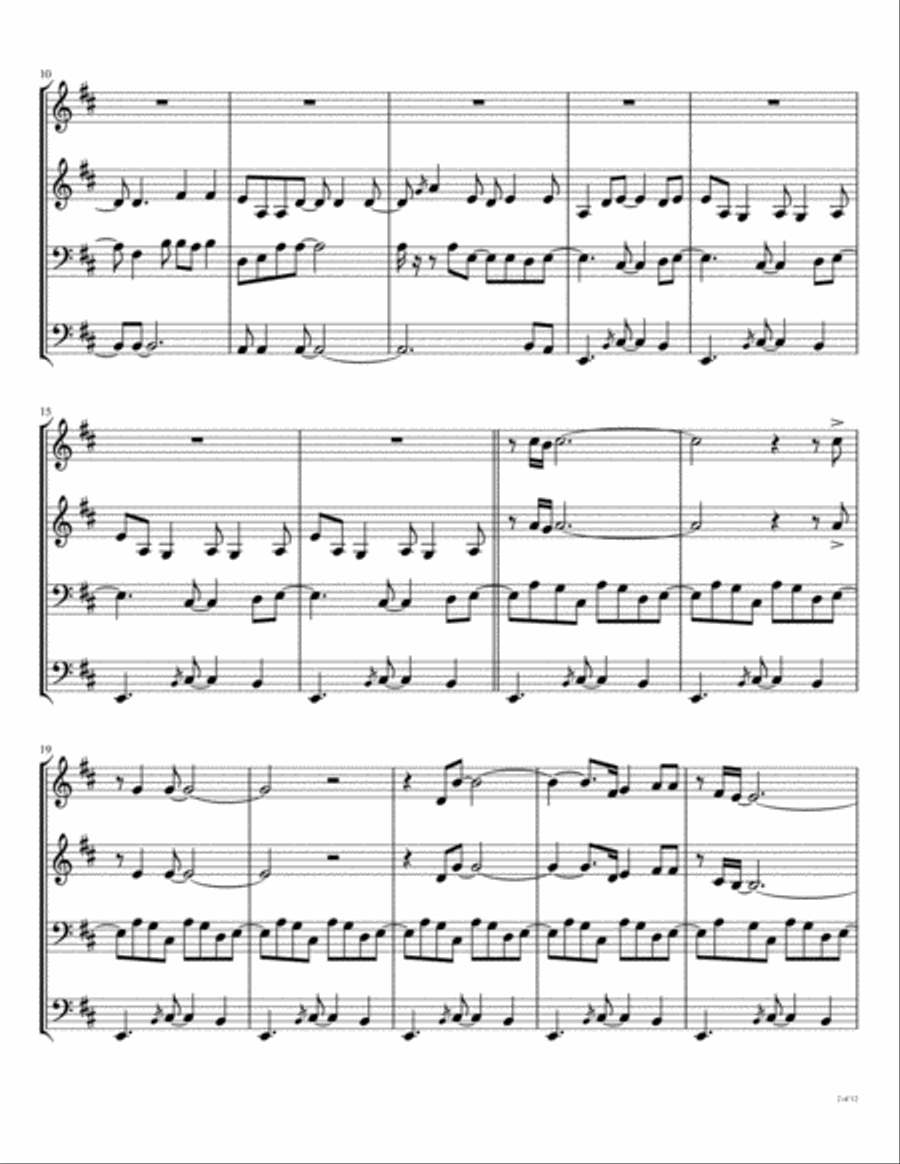 Guinnevere Brass Ensemble scores gallery preview page 3