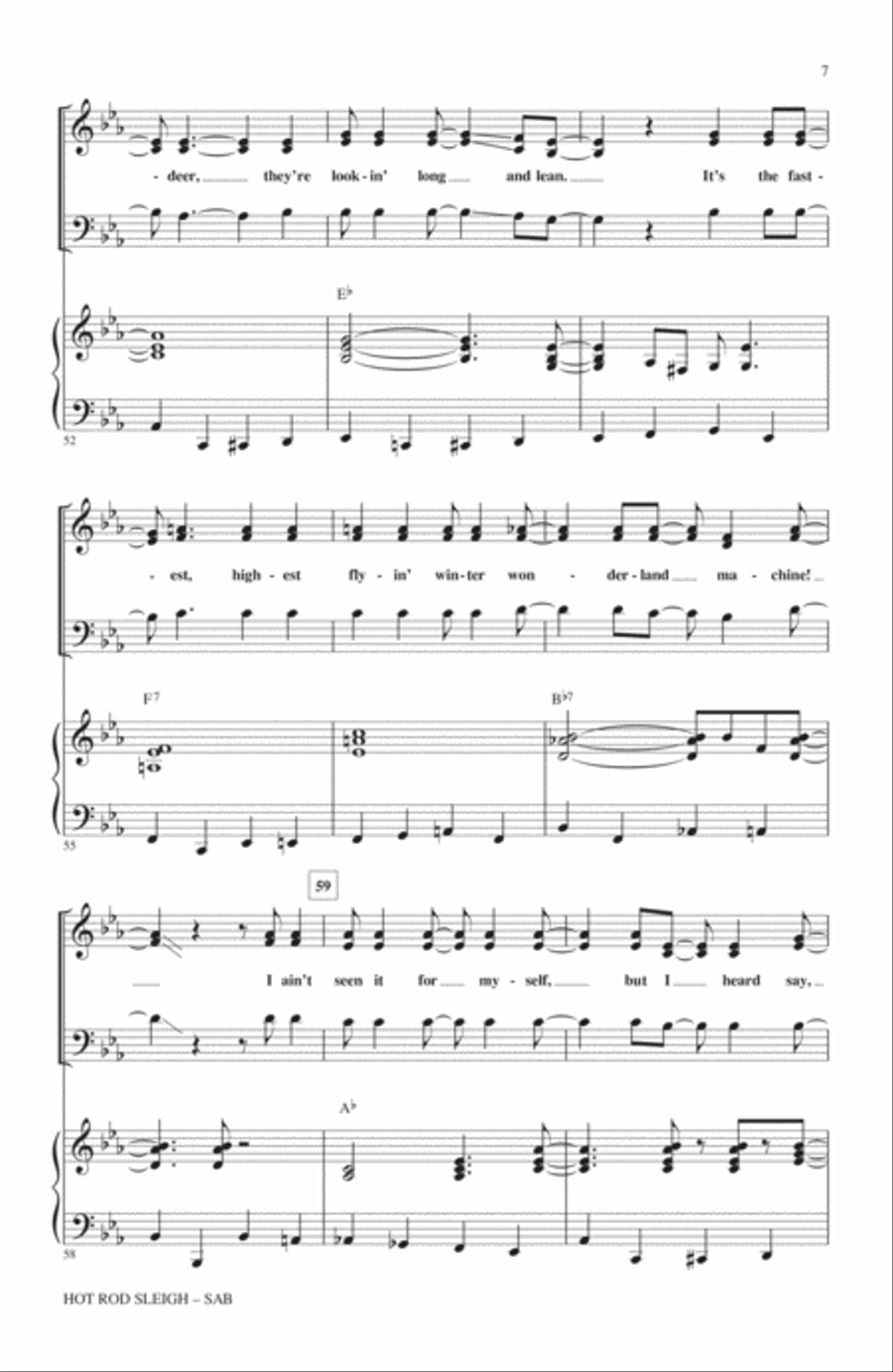 Hot Rod Sleigh Hot Rod Sleigh 3-Part scores gallery preview page 6