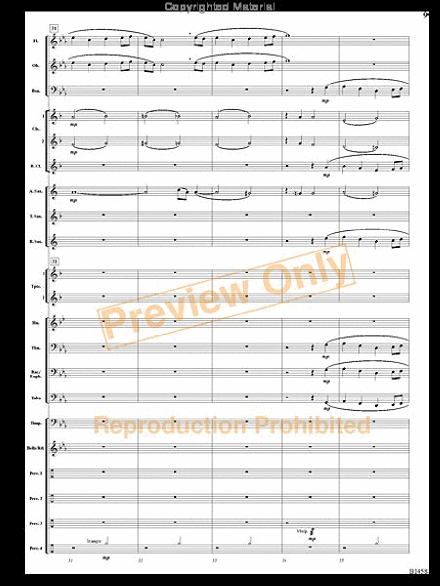 Stone Serpent Mound Concert Band scores gallery preview page 8
