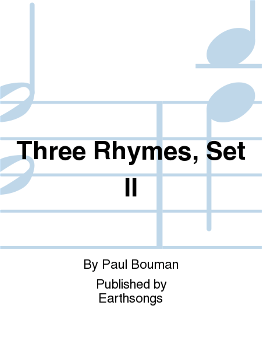 rhymes II: moon, bed, shadow 2-Part scores gallery preview page 1