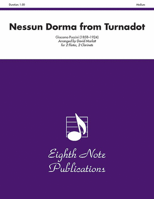 Book cover for Nessun Dorma (from Turnadot)