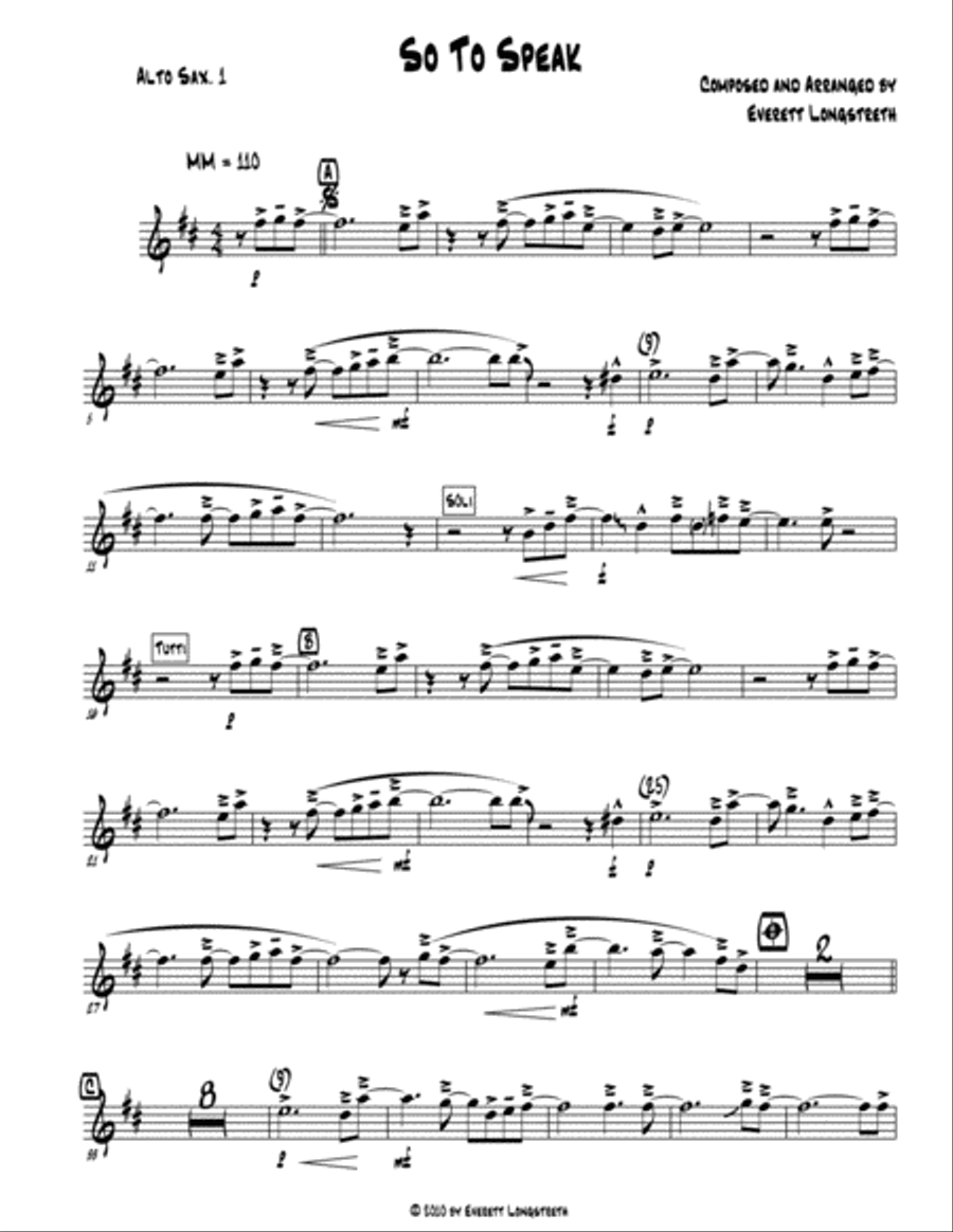 So To Speak So To Speak Jazz Ensemble scores gallery preview page 6