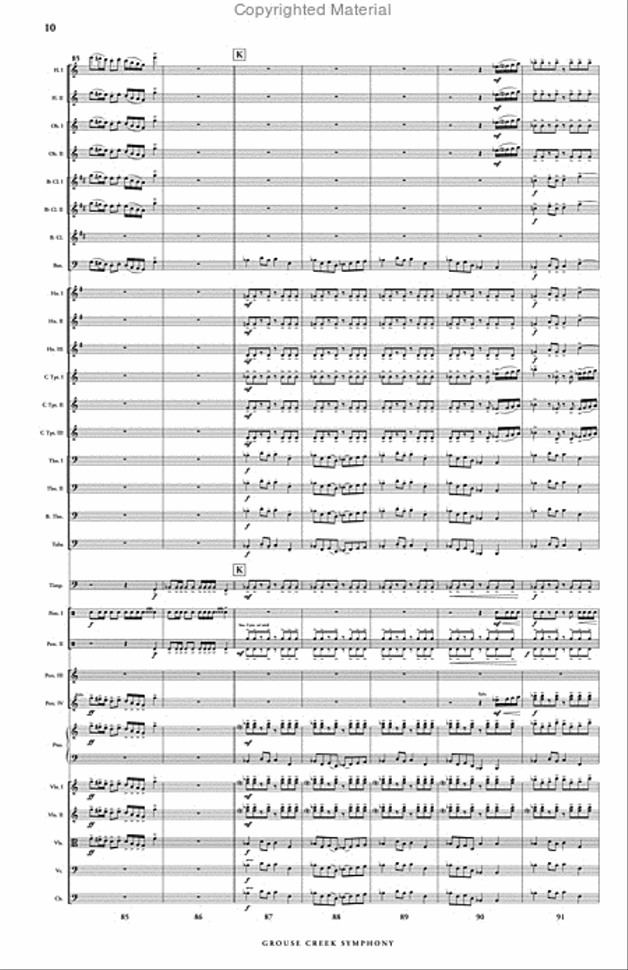 Grouse Creek Symphony Full Orchestra scores gallery preview page 11