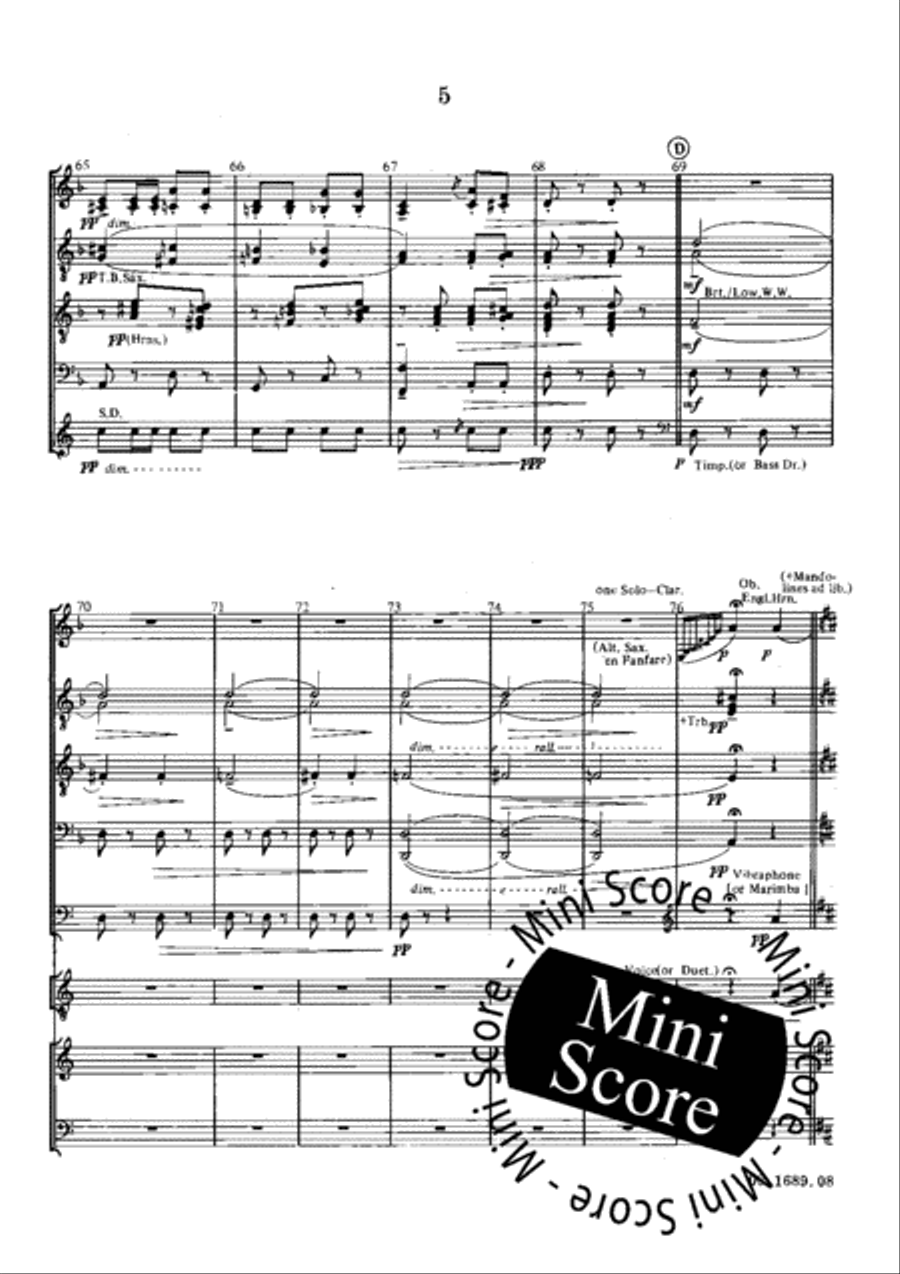 In the Mystic Land of Egypt Fanfare Band scores gallery preview page 9