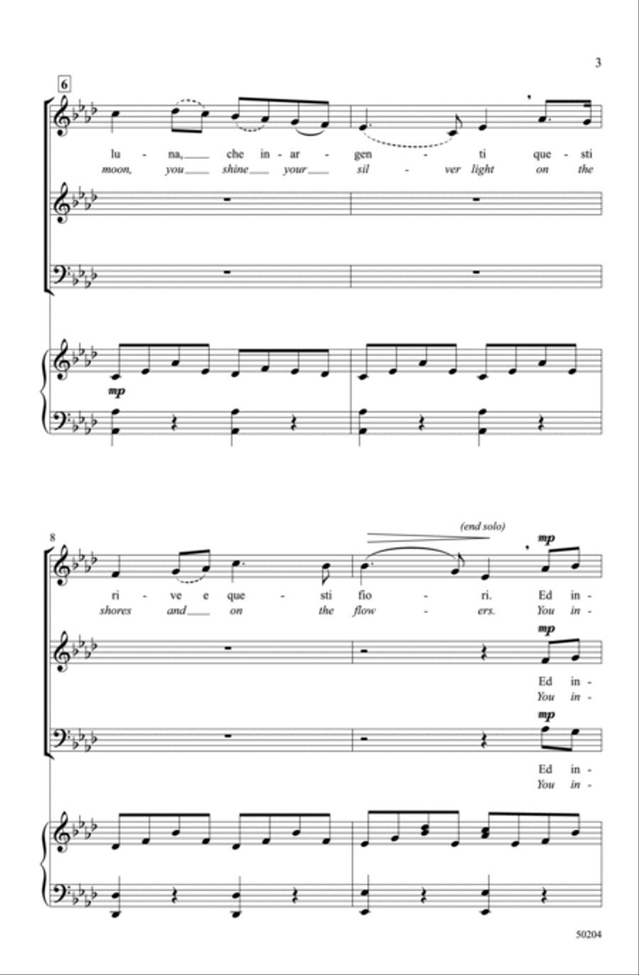 Vaga Luna Choir scores gallery preview page 3