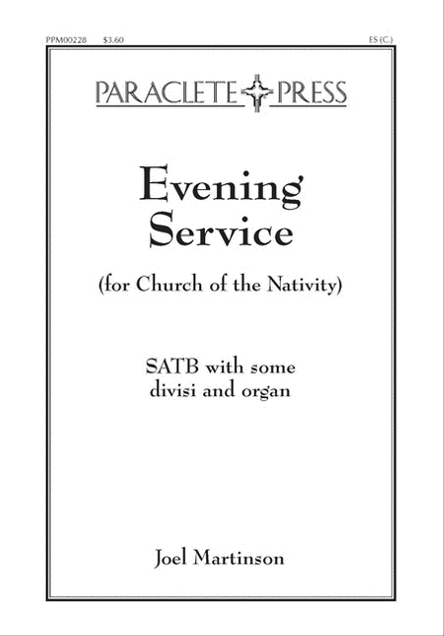 Evening Service for the Nativity Divisi scores gallery preview page 1
