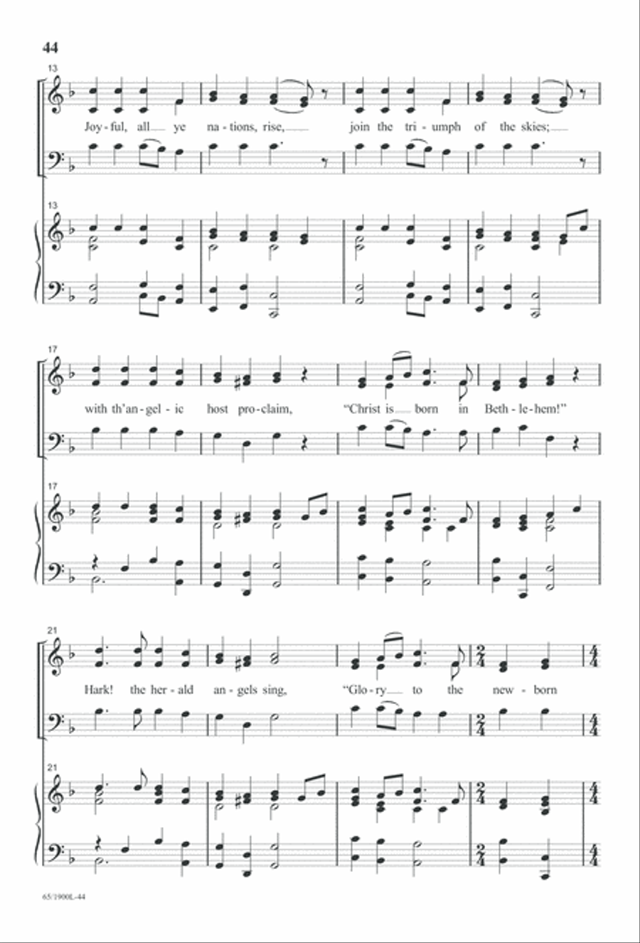 Love's Pure Light 3-Part scores gallery preview page 46