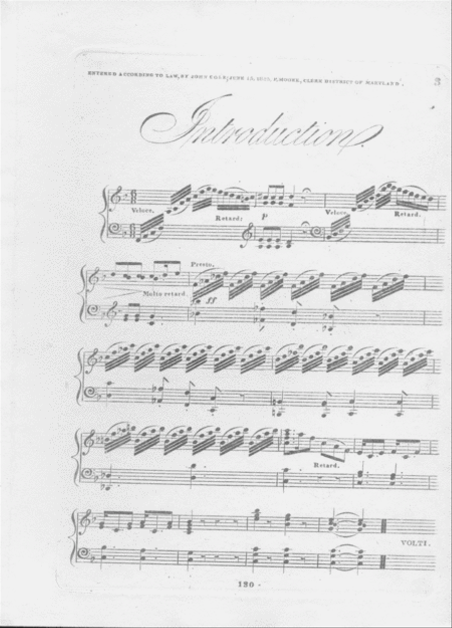 Kinloch of Kinloch. A Favourite Scotch Air with Variations for the Pinao Forte Piano Solo scores gallery preview page 2