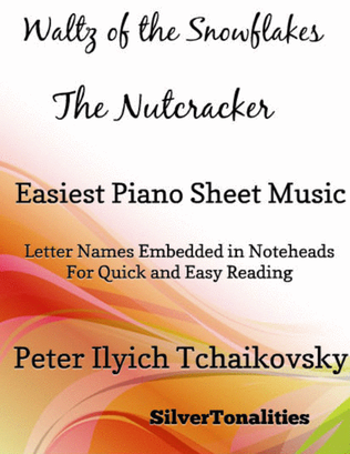 Book cover for Waltz of the Snowflakes the Nutcracker Easiest Piano Sheet Music