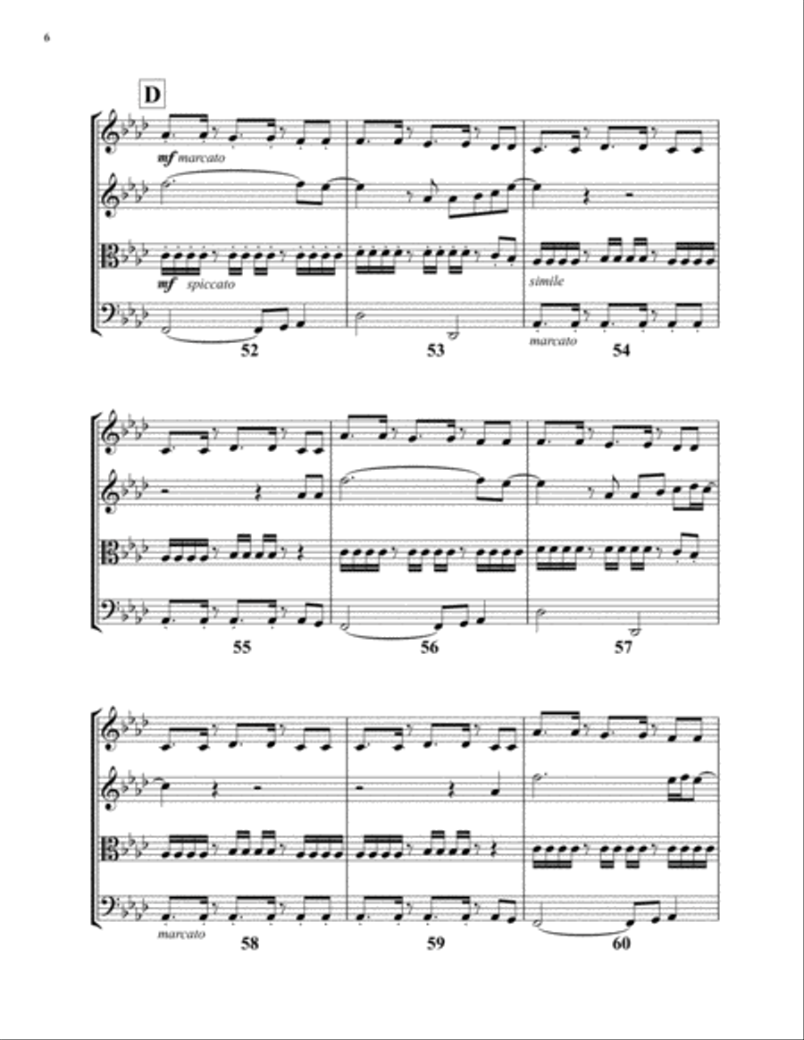 What About Us (from the Netflix series Bridgerton) - Full Score String Quartet scores gallery preview page 5