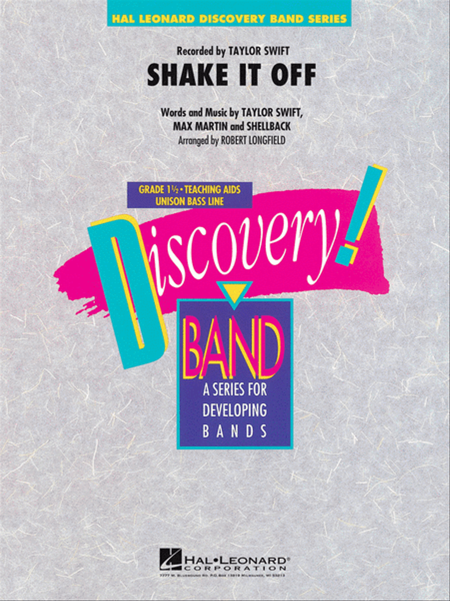 Shake It Off Concert Band scores gallery preview page 1