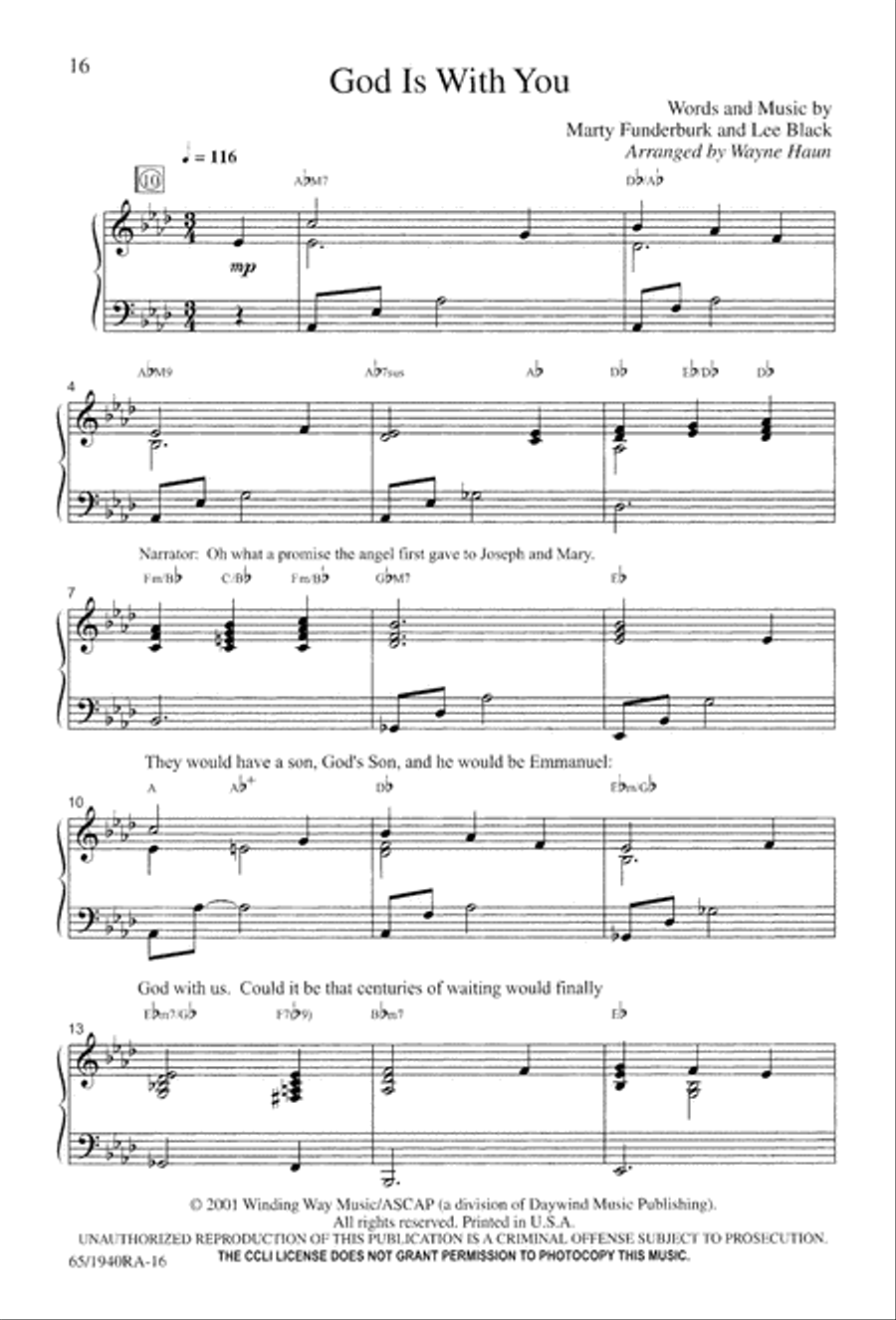 We Will Know Peace 3-Part scores gallery preview page 18
