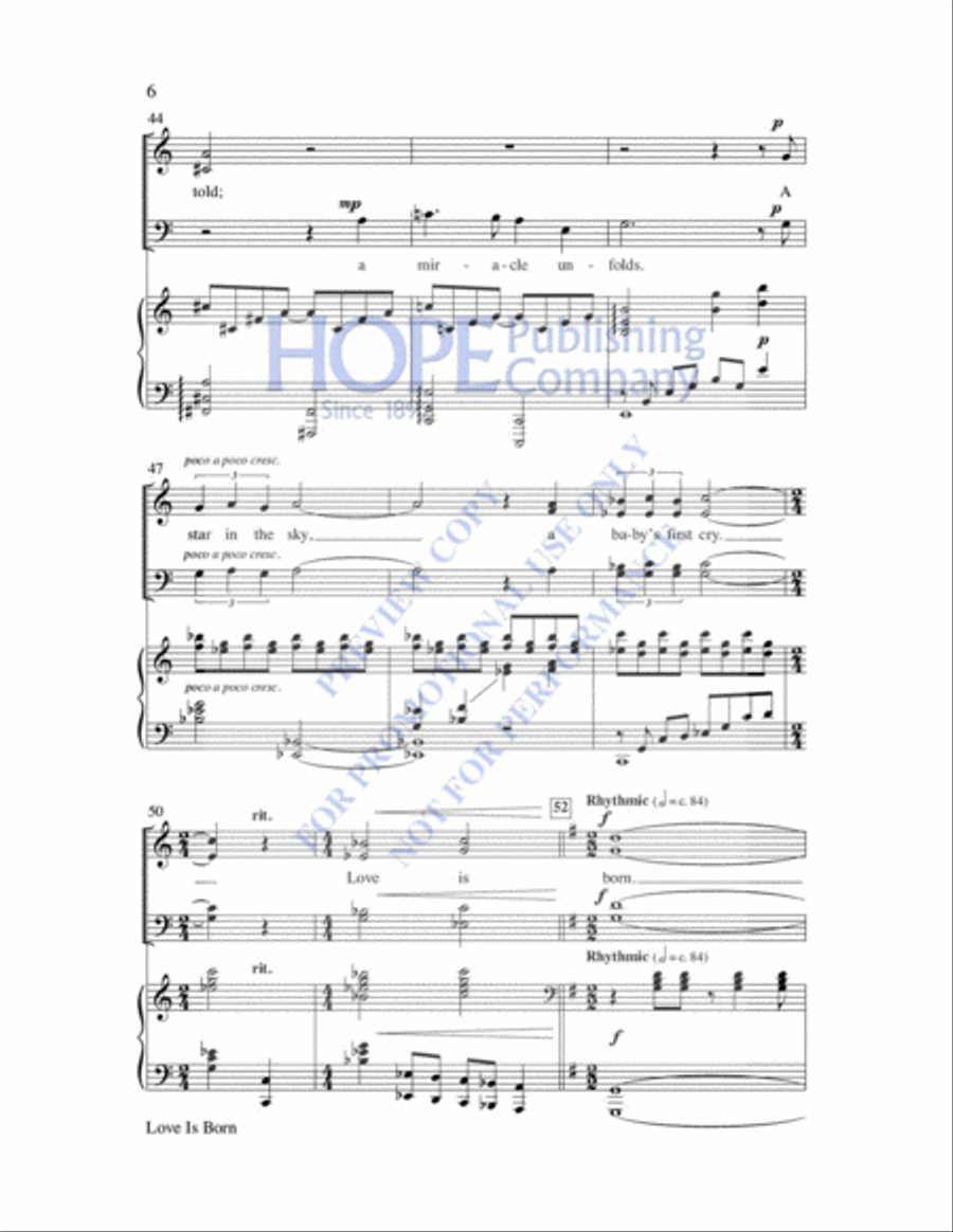 Love Choir scores gallery preview page 13