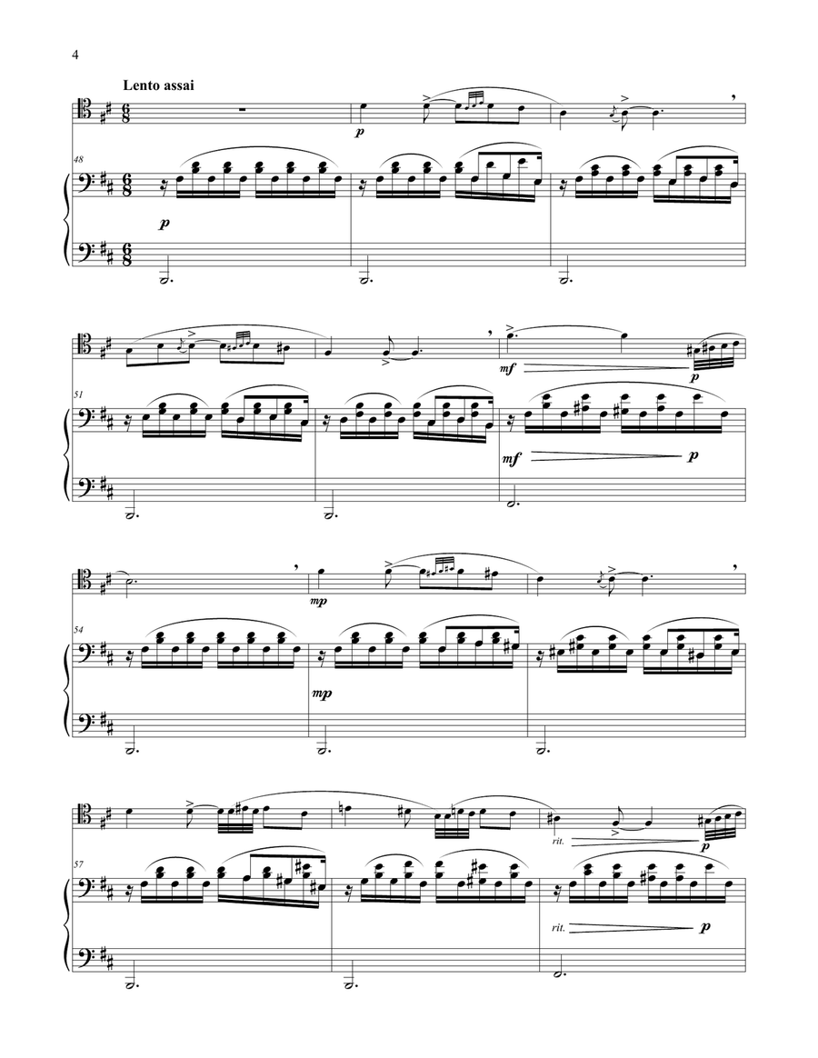 Two Spanish Dances for Trombone and Piano Piano scores gallery preview page 4