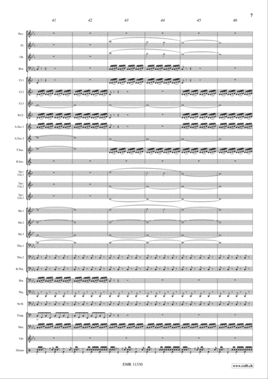 Blade Runner Concert Band scores gallery preview page 8