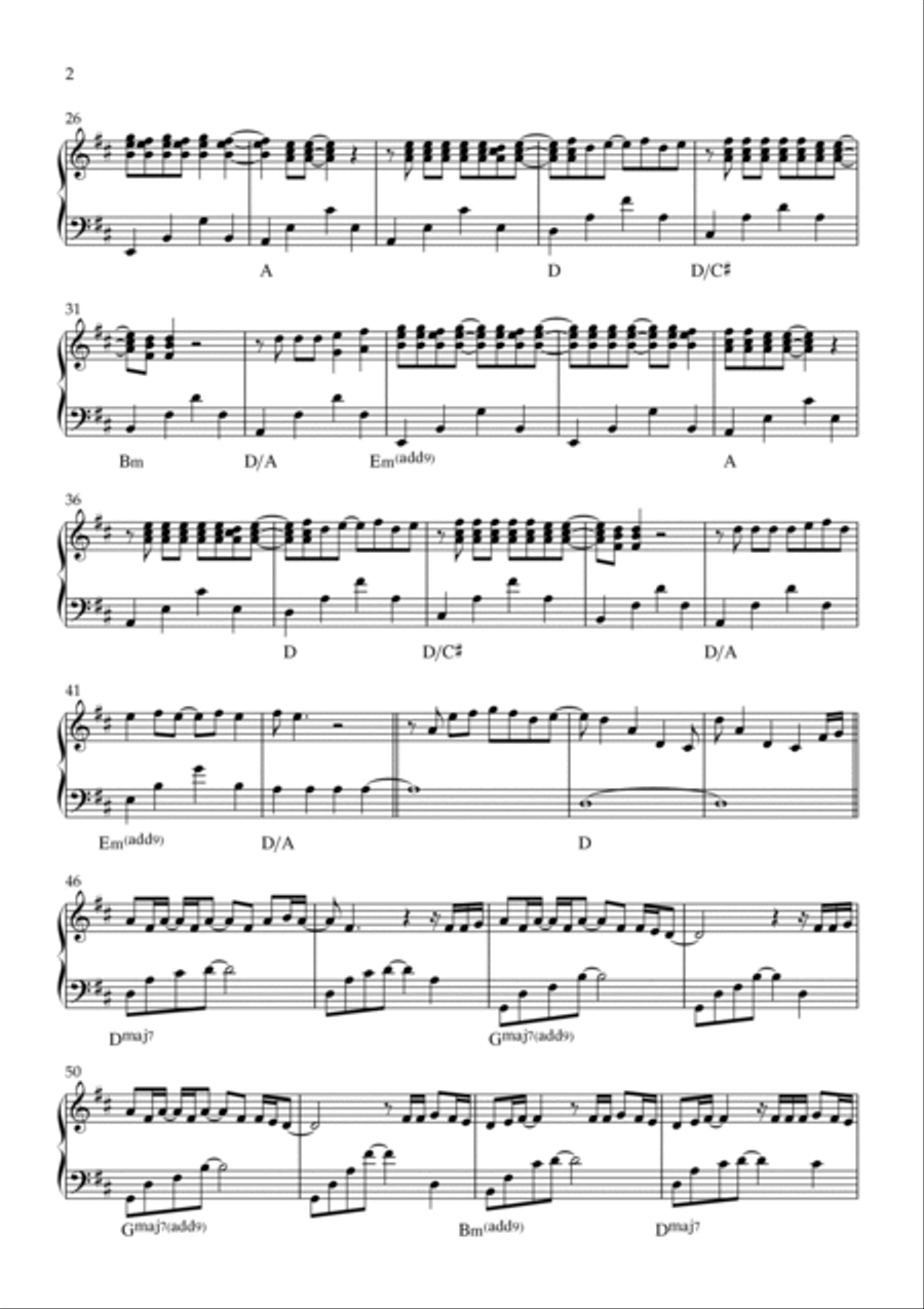 Due Vite Piano Solo scores gallery preview page 2