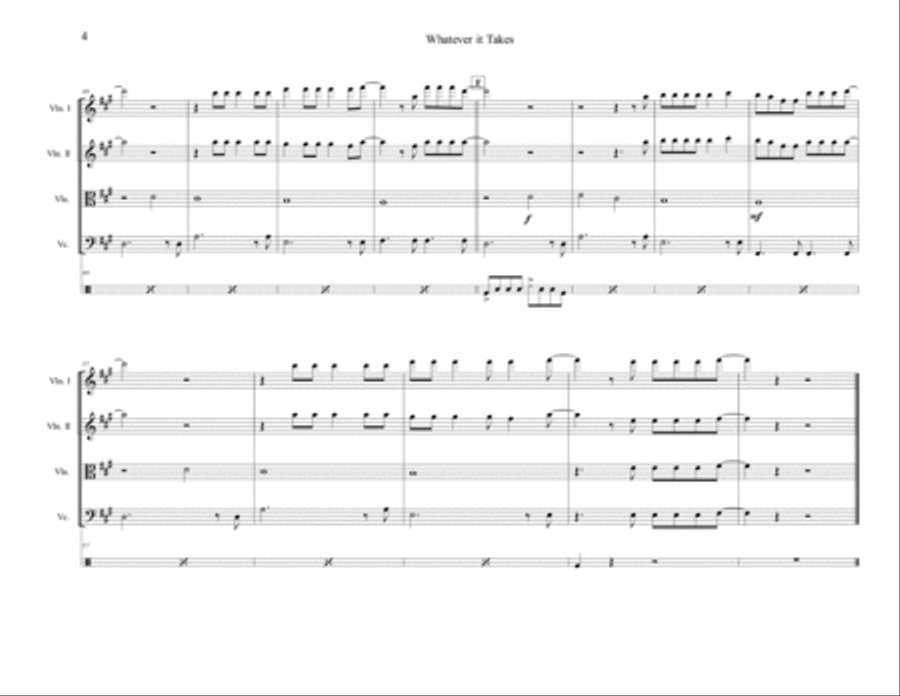 Whatever It Takes Small Ensemble scores gallery preview page 5