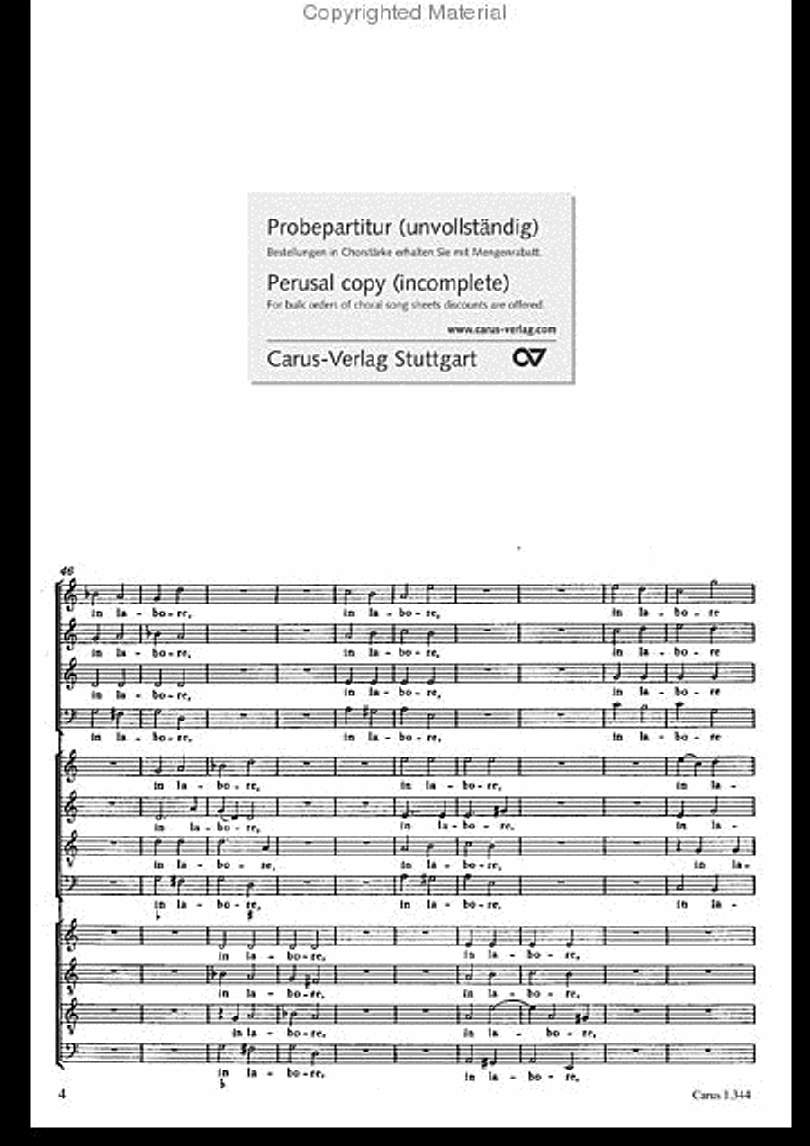 Veni Sancte Spiritus (Come now, holy Spirit) 4-Part scores gallery preview page 5