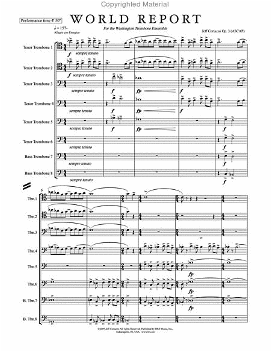 World Report World Report Trombone scores gallery preview page 2
