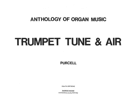 Henry Purcell: Trumpet Tune & Air for Organ