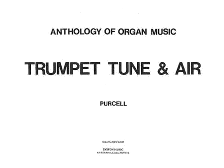 Henry Purcell: Trumpet Tune & Air for Organ