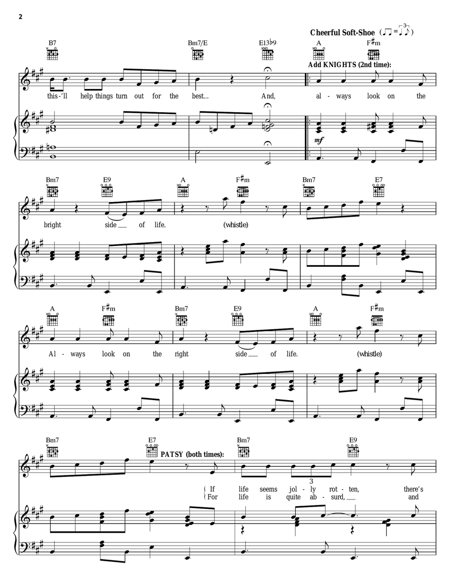 Always Look On The Bright Side Of Life (from Monty Python's Spamalot) Guitar scores gallery preview page 2