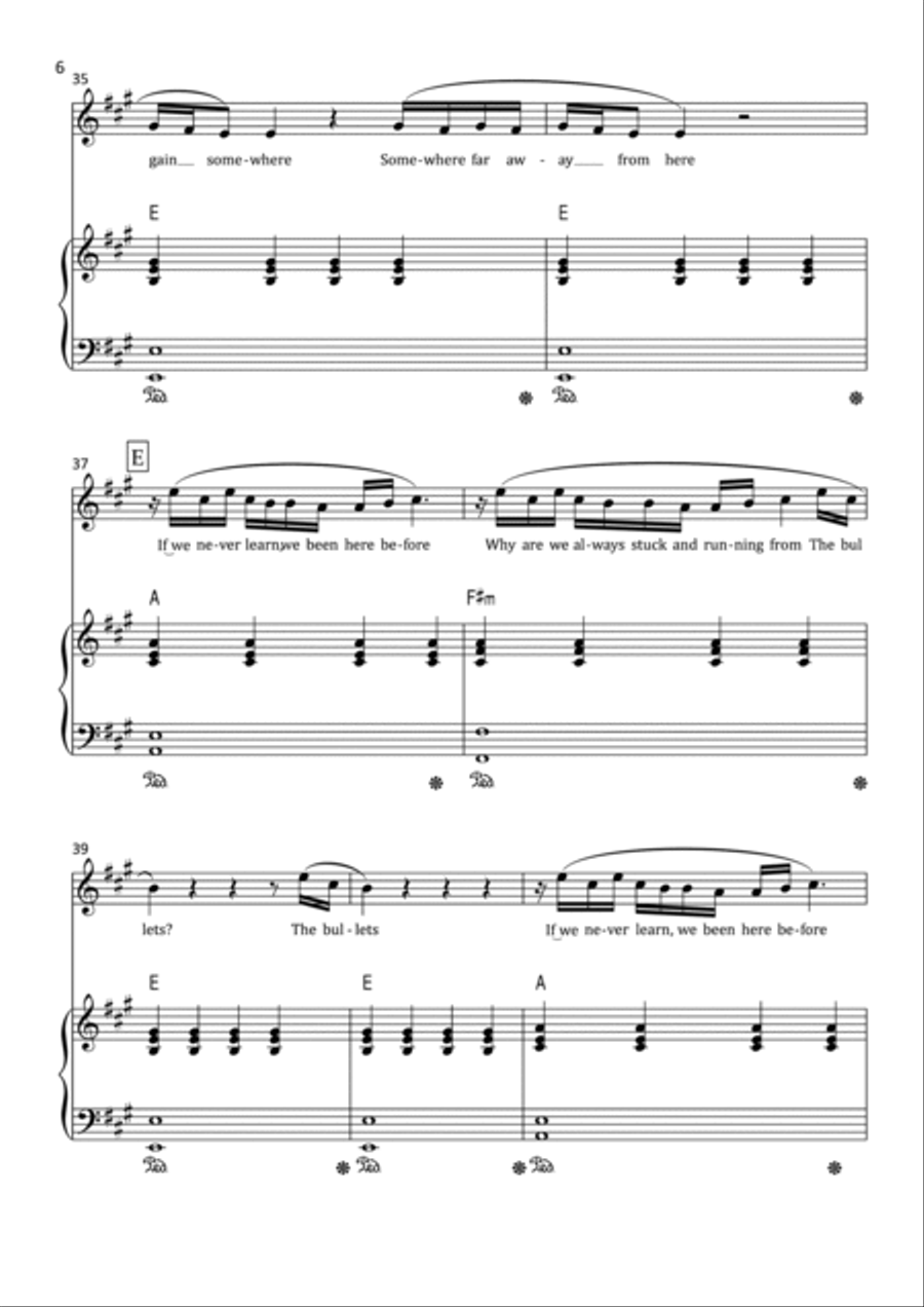 Sign Of The Times Voice scores gallery preview page 6